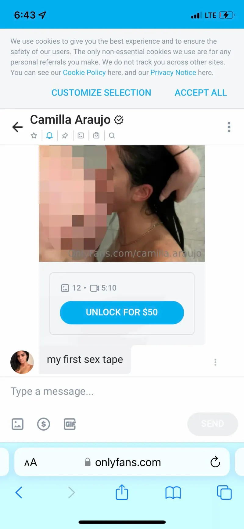 camilla araujo face topless